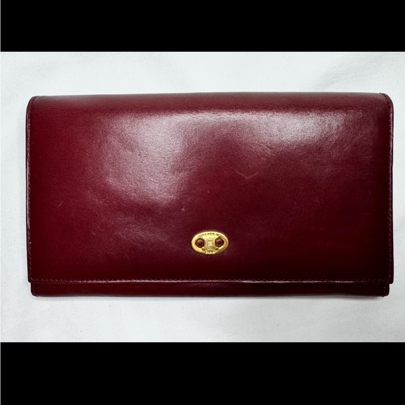 Vintage Authentic Celine Wallet with chain and COA!! - Picture 1 of 11